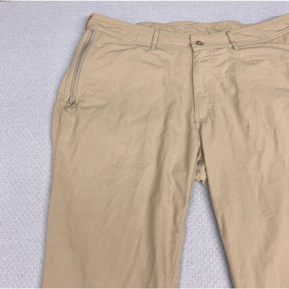 Clothing Arts 36x30 Black P^Cubed Pick Pocket Proof Pants Khaki Travel Chino - Picture 3 of 10